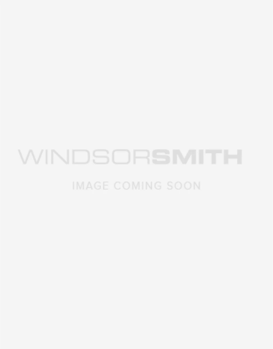 WindsorSmith Women's Black Leather Goddess White Leather Shoes