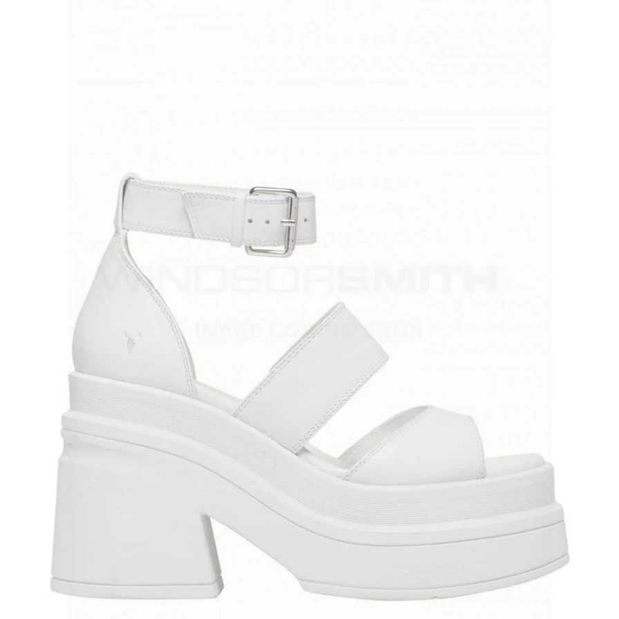 WindsorSmith Women's Black Leather Match Sandals