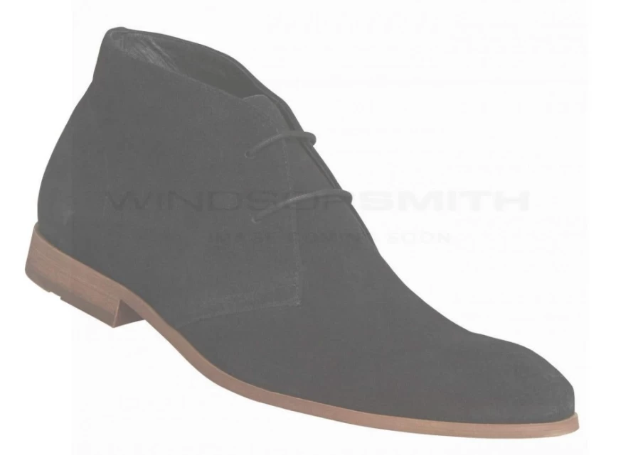 Windsor Smith Men's Toorak Suede Boots in Maroon Suede